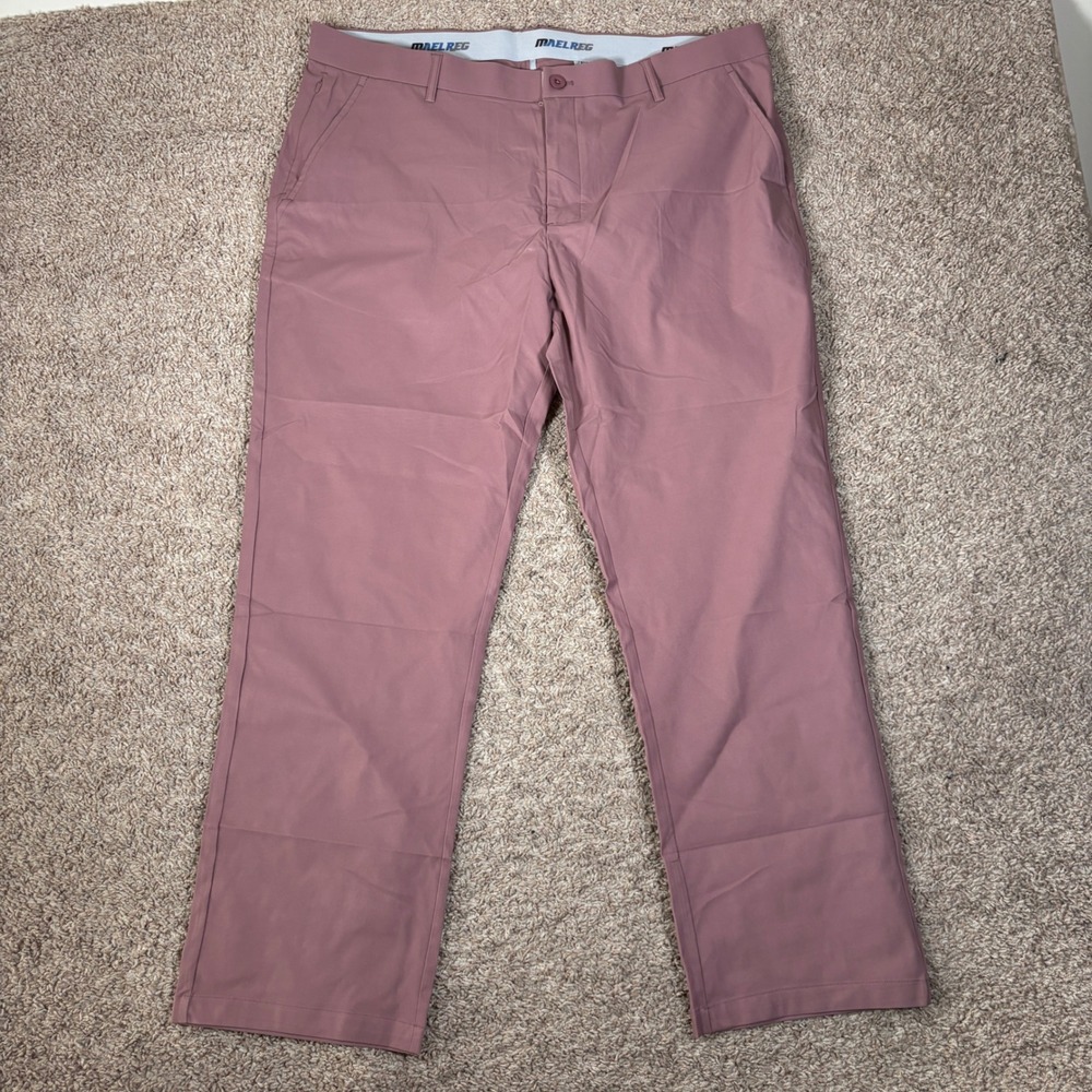 Maelreg 40x30 ProFlex Pants Mauve Casual Men's Trousers Chinos